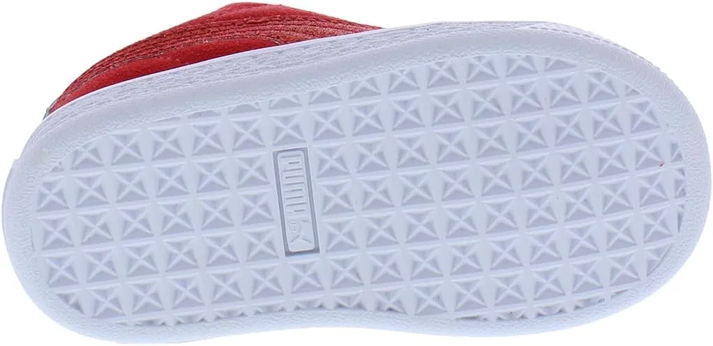 Детские кроссовки для мальчиков Suede XL PUMA, Candy Red/Ice White/Silver/Bloody Red — фото 2