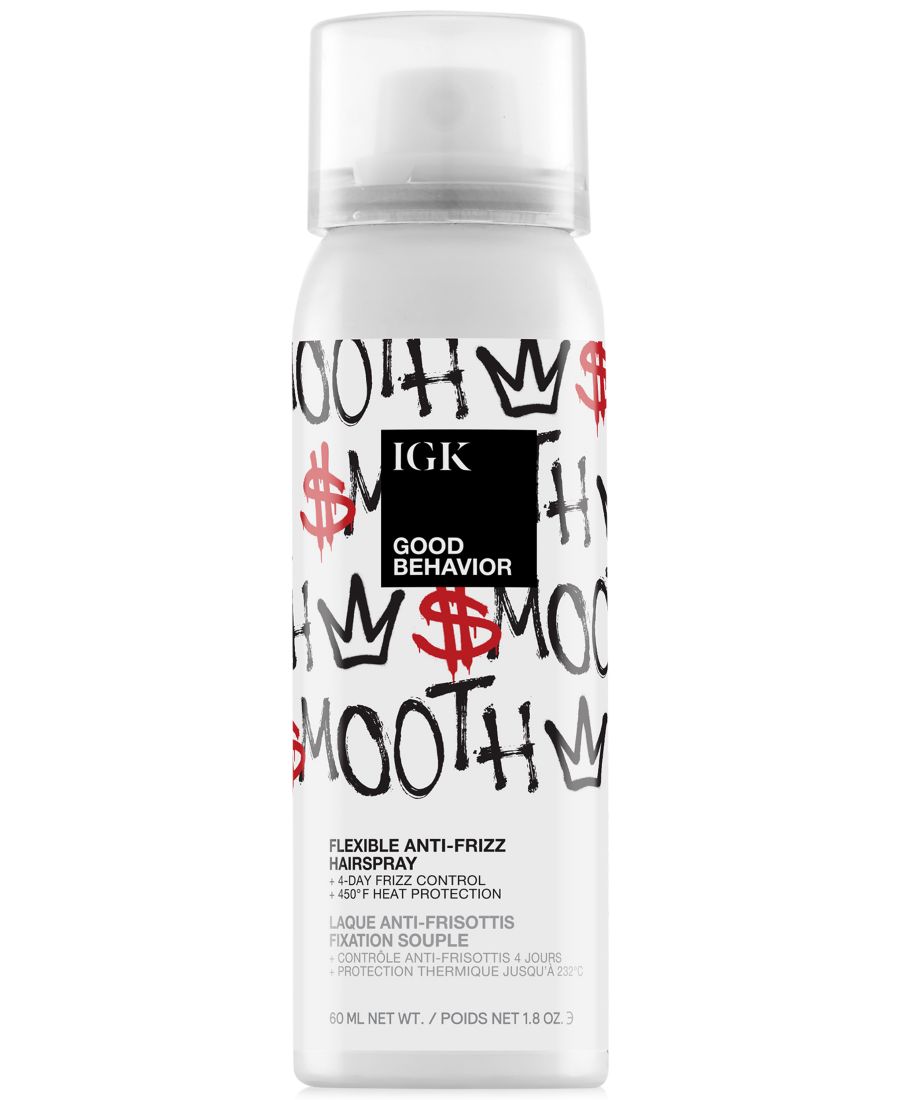 

Лак для волос Good Behavior Flexible Anti-Frizz Hairspray, 1,8 унции IGK Hair,