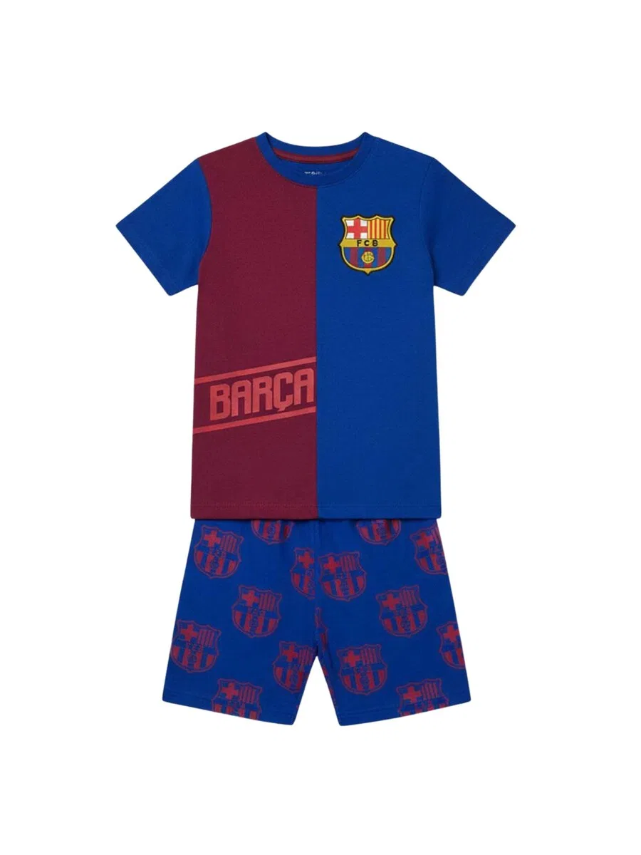 Пижама Cerda 'Short Pyjamas Single Jersey FC Barcelona' красного цвета