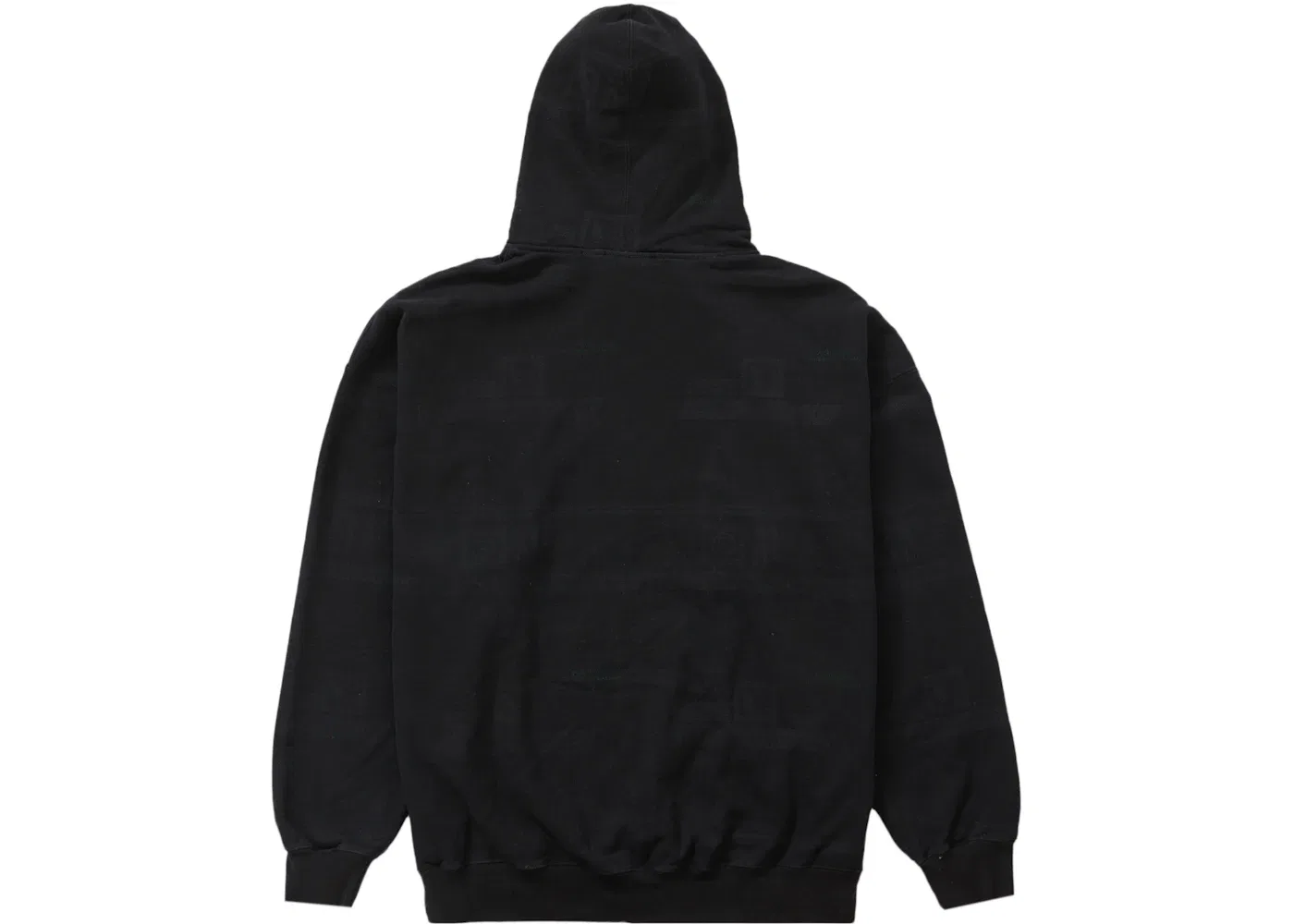 Мужская худи с молнией Supreme UNDERCOVER Zip Up Hooded Sweatshirt, Black — фото 2