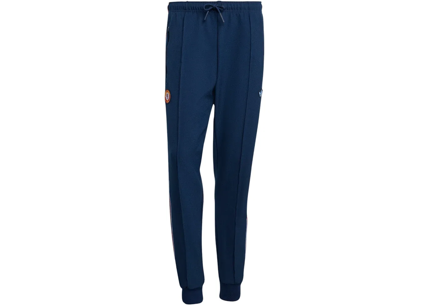 Мужские спортивные штаны с длинным рукавом Adidas Aston Villa FC Terrace Icons Track Pants, Collegiate Navy