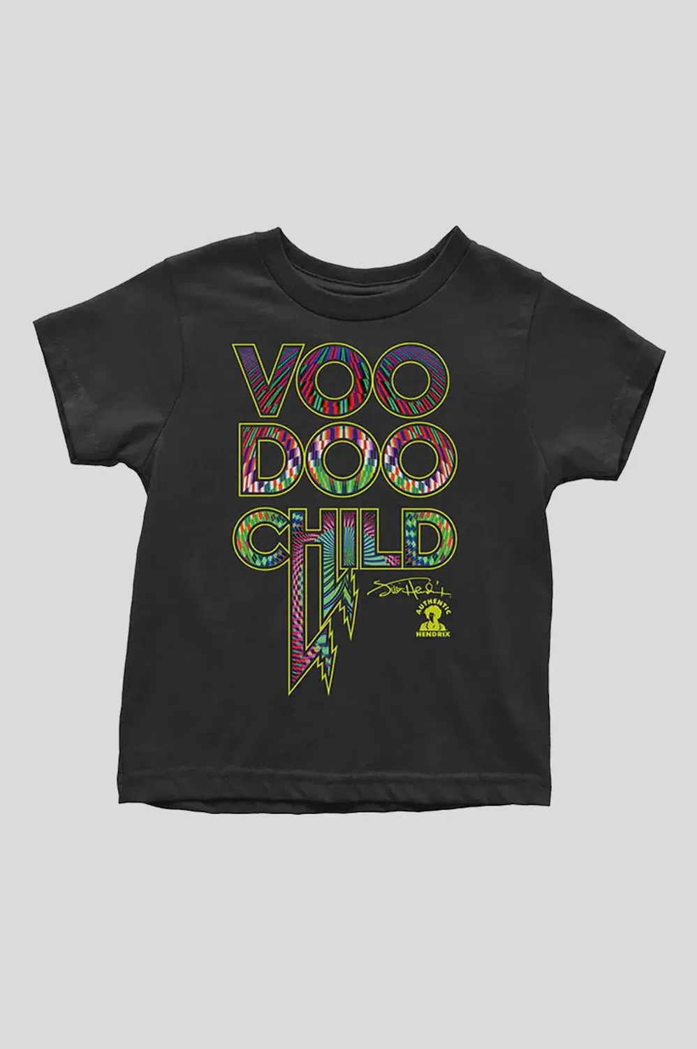 Детская футболка с принтом Voodoo Child Jimi Hendrix, Black