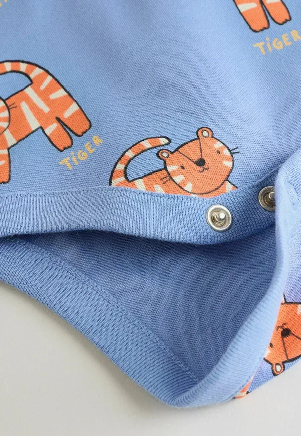 Боди с принтом Regular fit - short sleeve bodysuits 5 pack body Next, Multi, мультиколор — фото 2