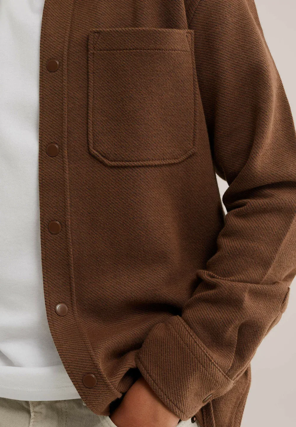 Блу-Ридж - летняя куртка We Fashion, Brown — фото 3