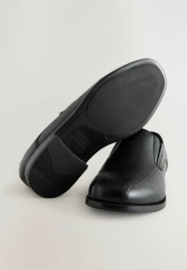 Туфли кожаные Regular fit - loafer school - slip-ons Next, черный — фото 3