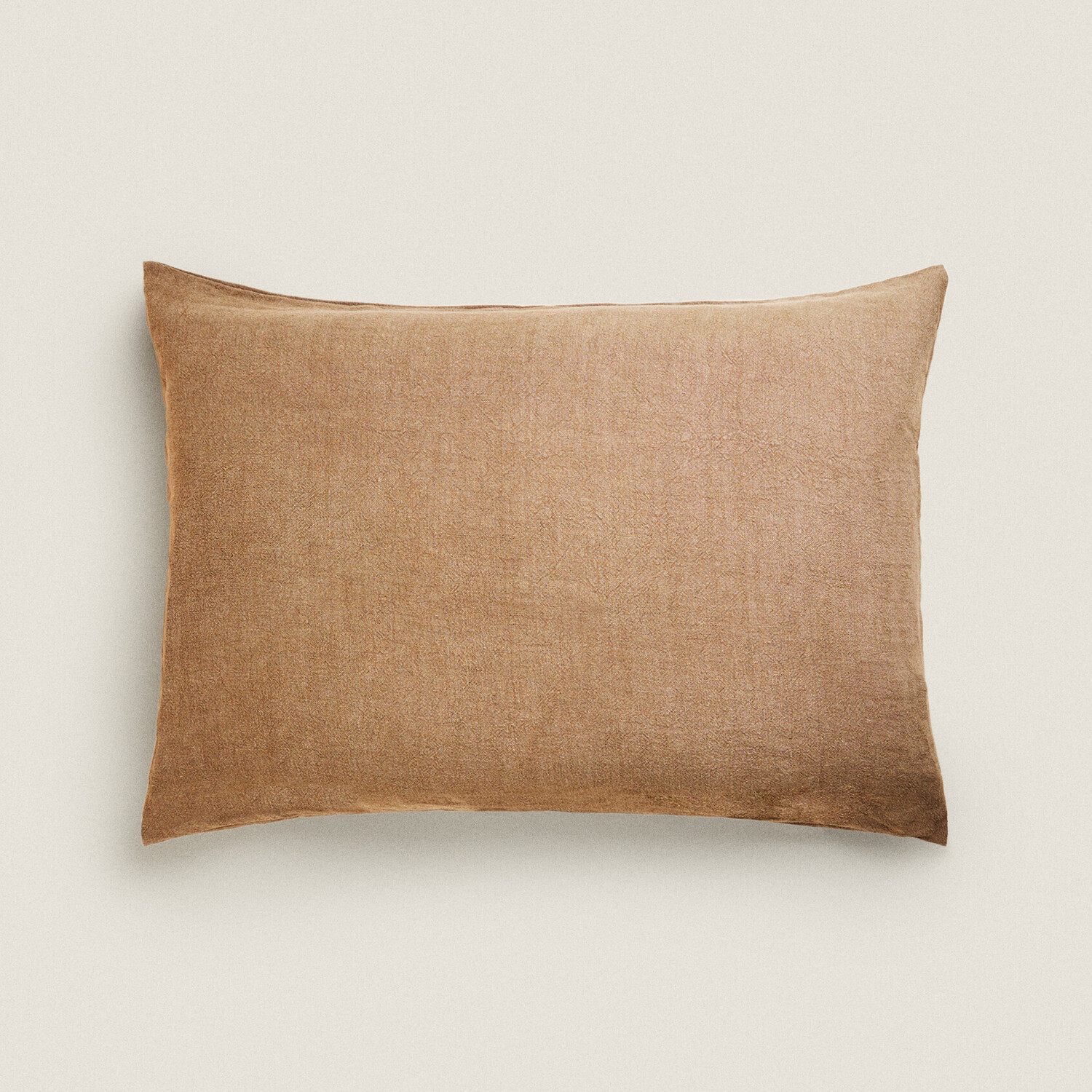 

Чехол для подушки Zara Home XXL Linen, светло-коричневый