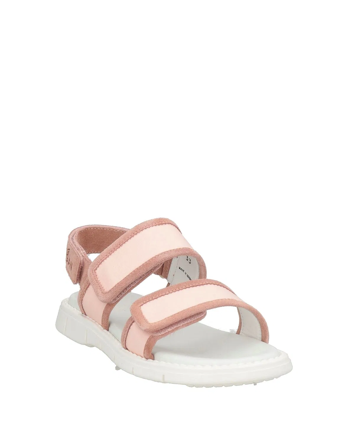 Детские сандалии для девочек с ремешком Hogan, Light Pink — фото 2