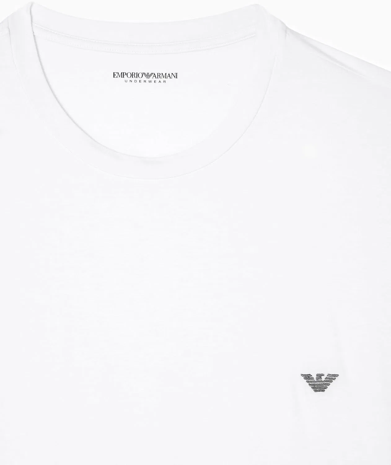 Мужская футболка с логотипом Emporio Armani, White — фото 3