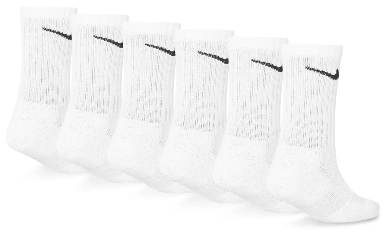 Детские носки для мальчиков с технологией Dri-FIT, Nike, White White — фото 2