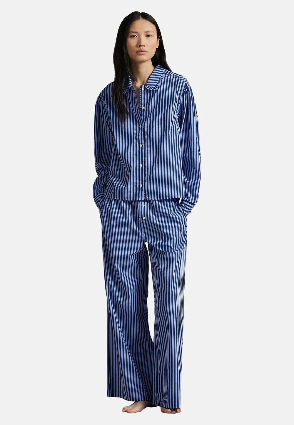 Комплект в полоску - пижамный комплект Polo Ralph Lauren, Chambray Navy