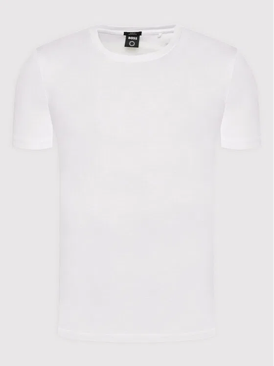 Футболка slim fit Tessler Boss, белый — фото 4