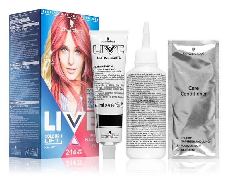 

Постоянный цвет волос Schwarzkopf LIVE Colour + Lift