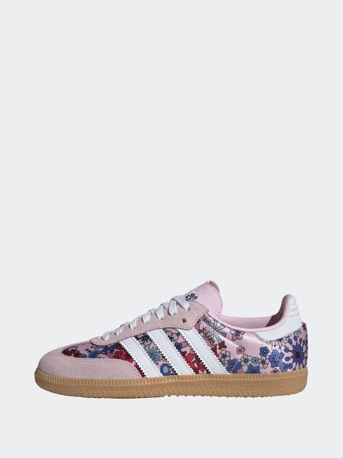 Кроссовки Samba OG x Liberty London, adidas Originals, сиреневый/розовый — фото 3