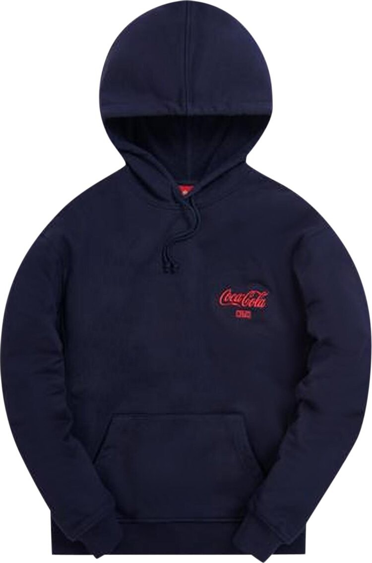 

Худи Kith x Coca-Cola Ribbon Logo Hoodie 'Navy', синий