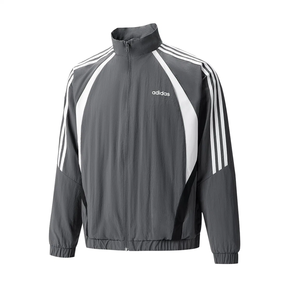 Мужская куртка с воротником-стойкой Adidas, Dark Gray
