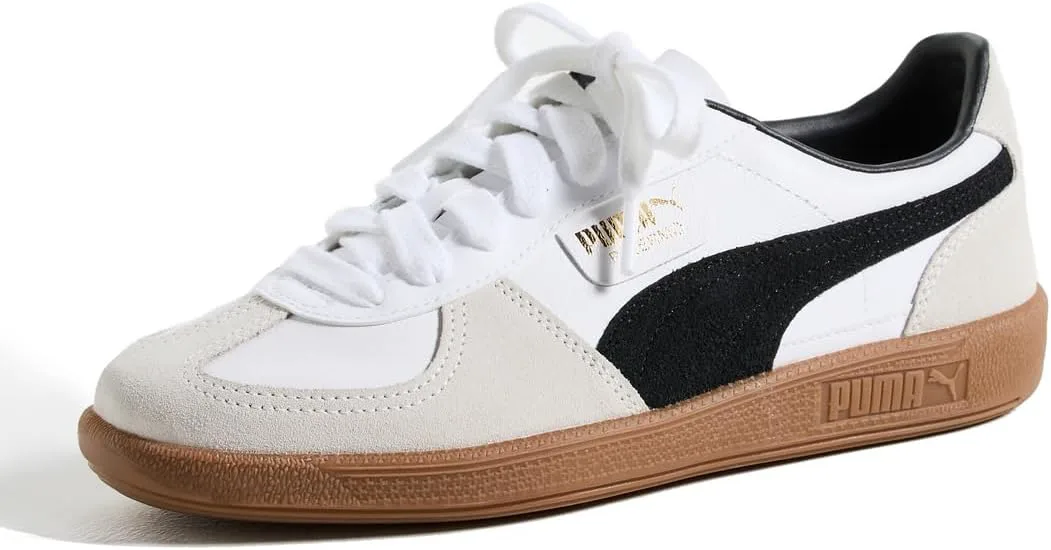 

Мужские кожаные туфли Puma Palermo, белый/серый