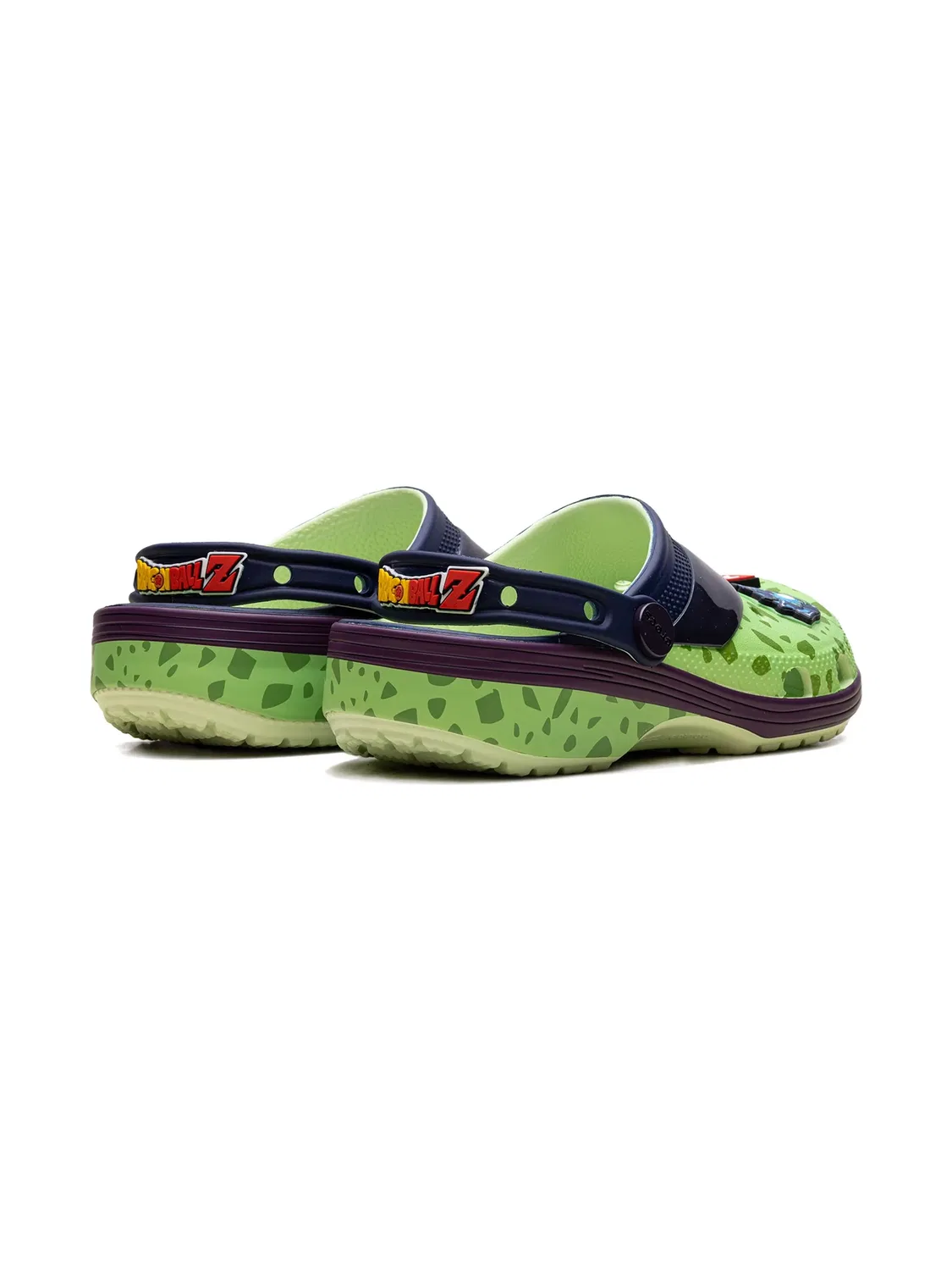 Кроксы DBZ Cell Green/White Crocs, зеленый — фото 2