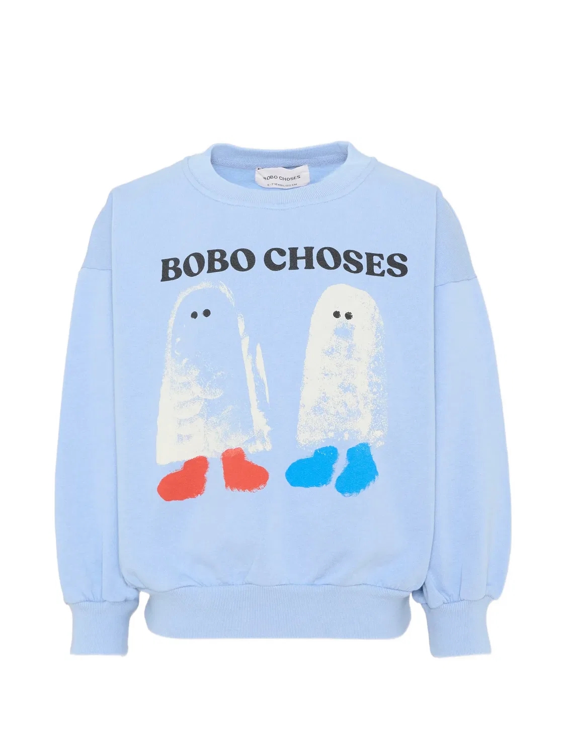 Свитер с графичным принтом Bobo Choses, синий