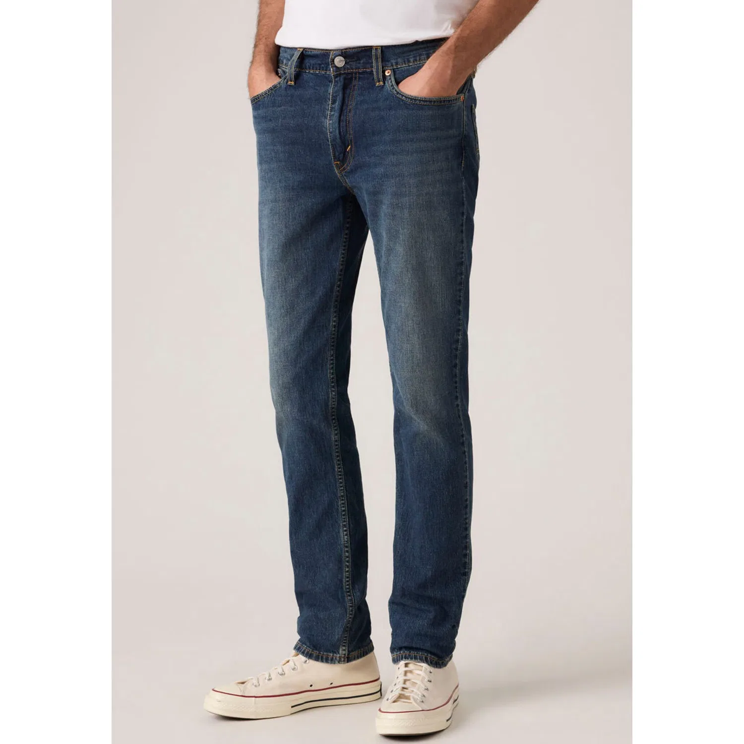 Мужские slim-fit джинсы с заниженной талией Levi's, River Bank Cool