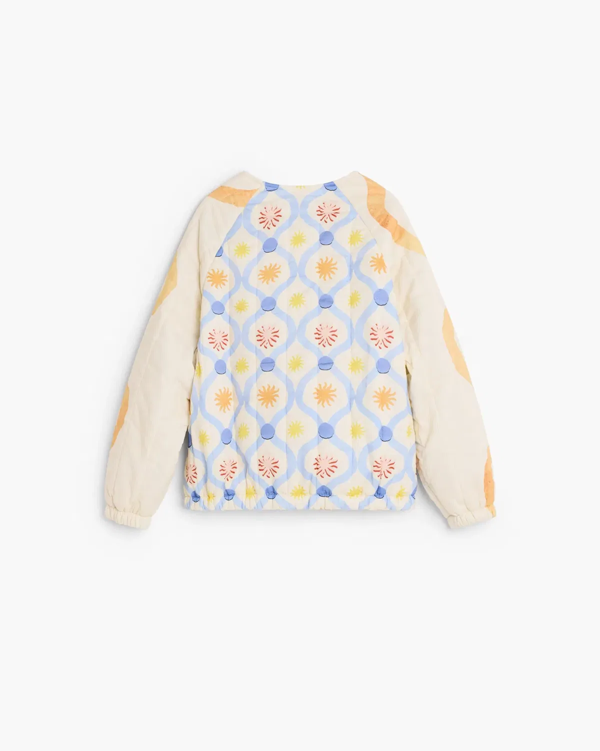 Детская куртка для девочек стеганая с принтом Desigual, Blanco — фото 4