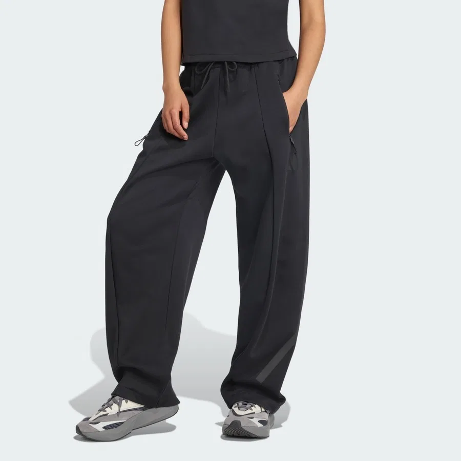Спортивные штаны с открытым низом Z.N.E. Open-Hem Pants adidas, Черный
