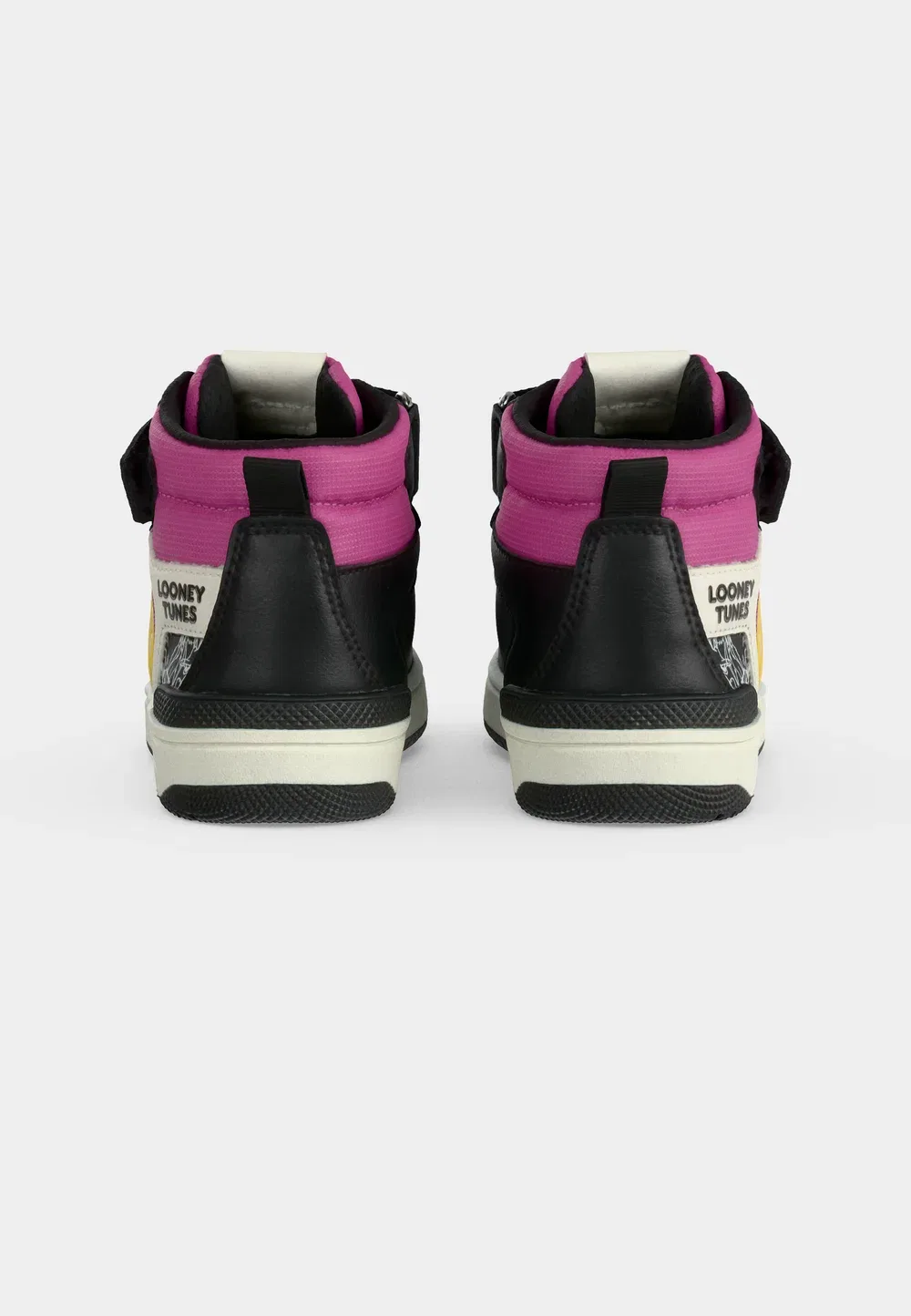 Looney Tunes Washiba Girl - высокие кроссовки Geox, Black/Fuchsia — фото 4