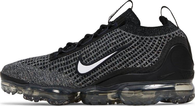 Кроссовки Nike Air VaporMax 2021 Flyknit GS 'Oreo', черный — фото 4