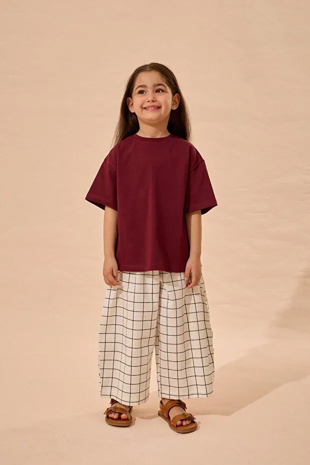 Детская футболка с коротким рукавом Fahhar Kids, Plum
