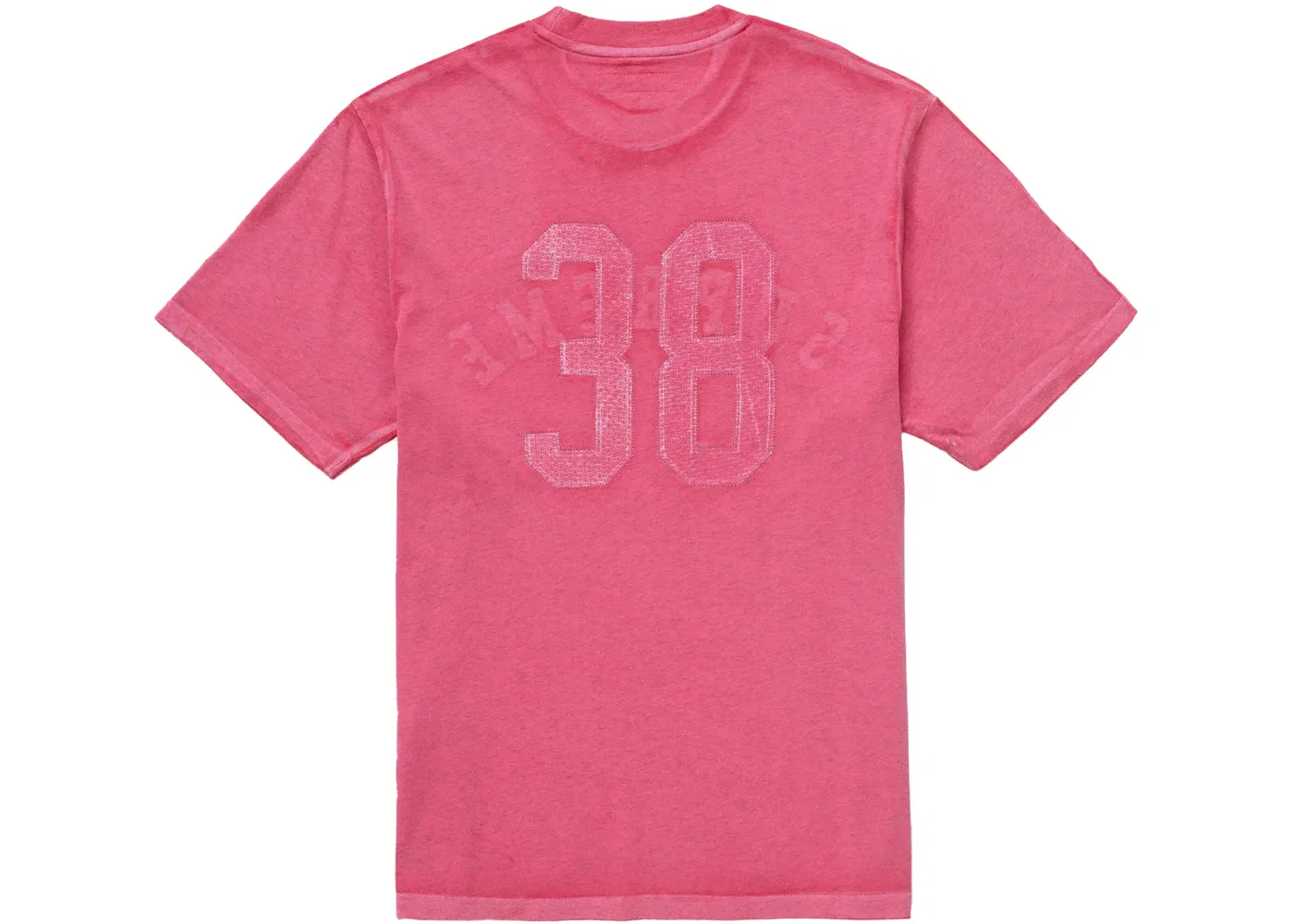 Мужская футболка с принтом Supreme Overprint Top, Pink — фото 2