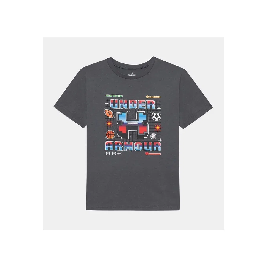 Детская футболка с коротким рукавом All Sport Under Armour, Серый