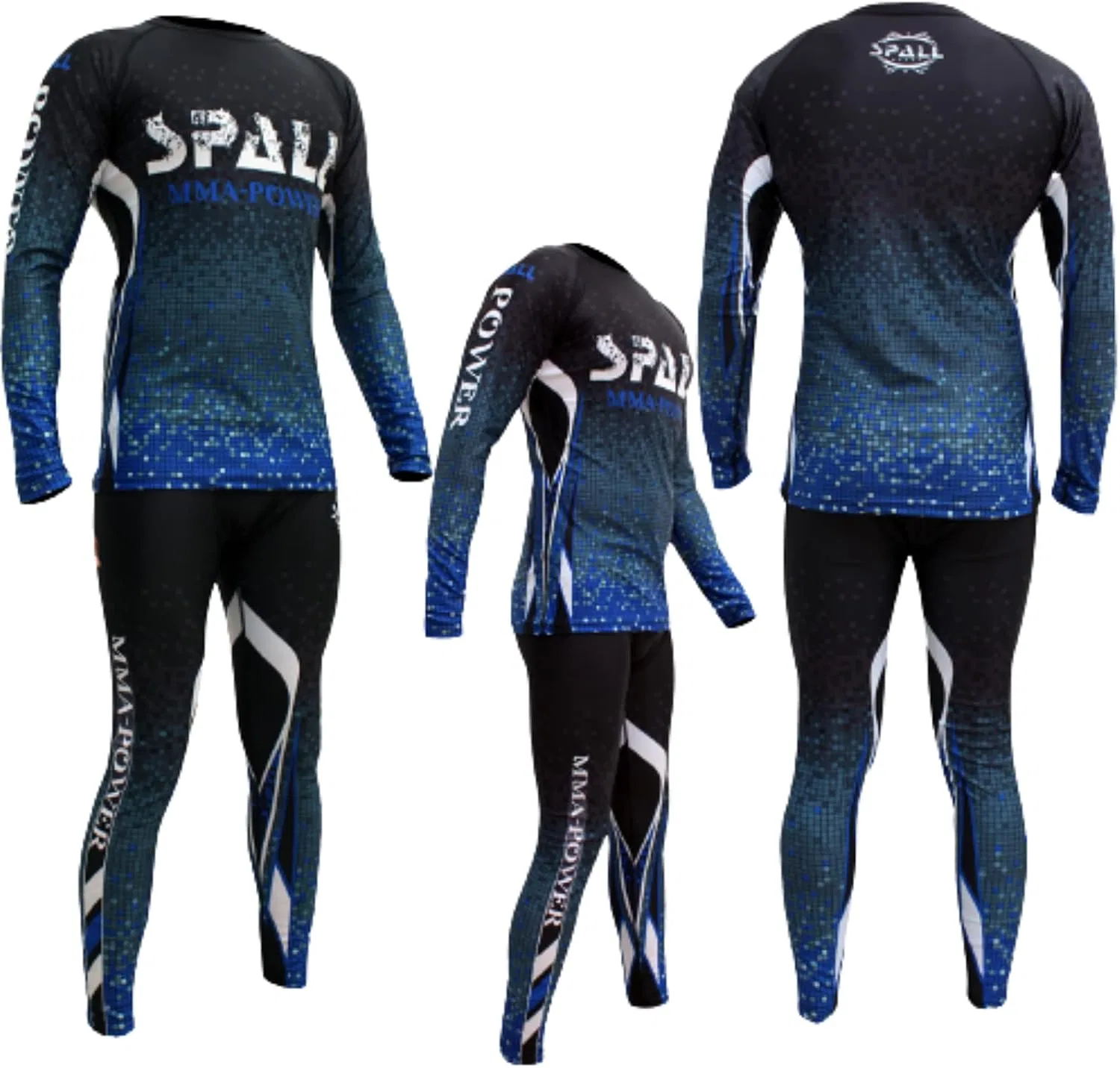 Женская длинная рашгард Spall Pro Power, Blue