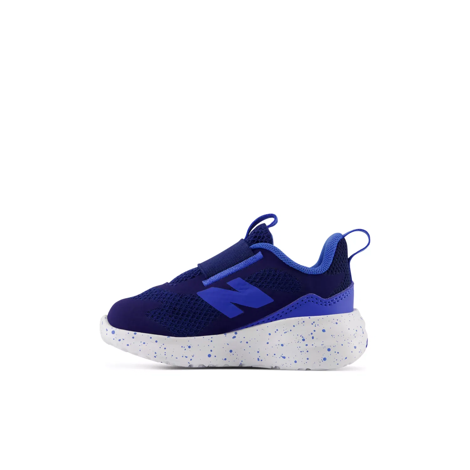 Детские кроссовки без шнуровки с дышащей сеткой 468 Slip On New Balance, Blue Oyster With Bluebird — фото 3