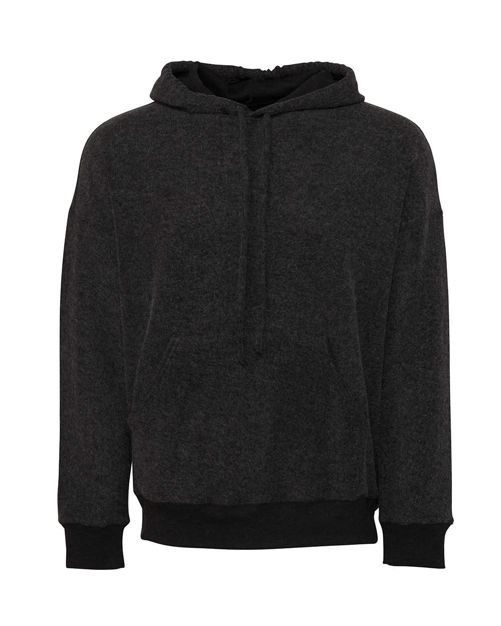 

FWD Fashion замшевая флисовая толстовка с капюшоном BELLA + CANVAS, цвет black heather