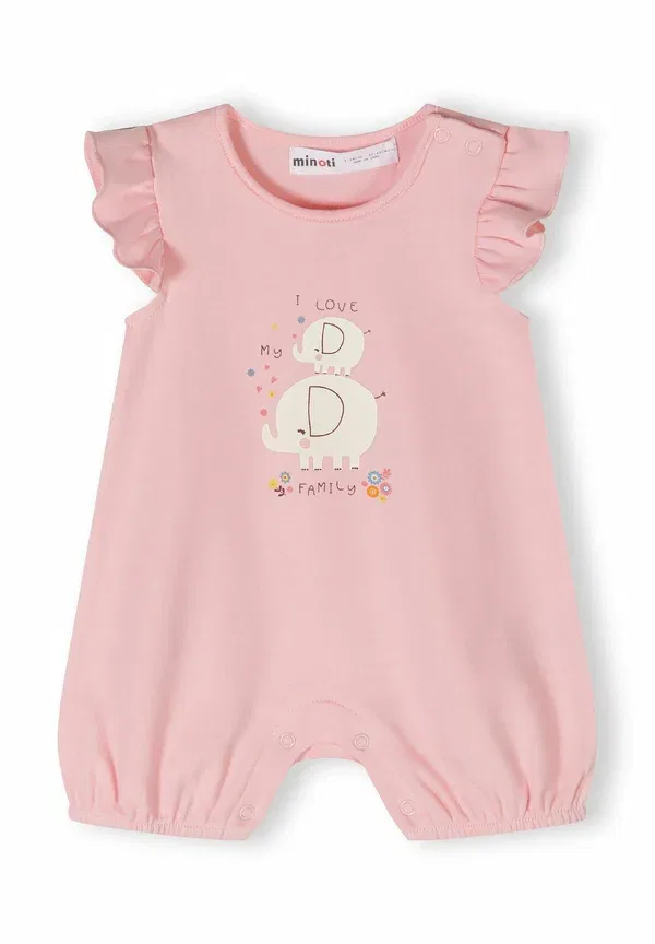 Комбинезон Animal Minoti Light Pink, светло-розовый/светло-голубой — фото 4