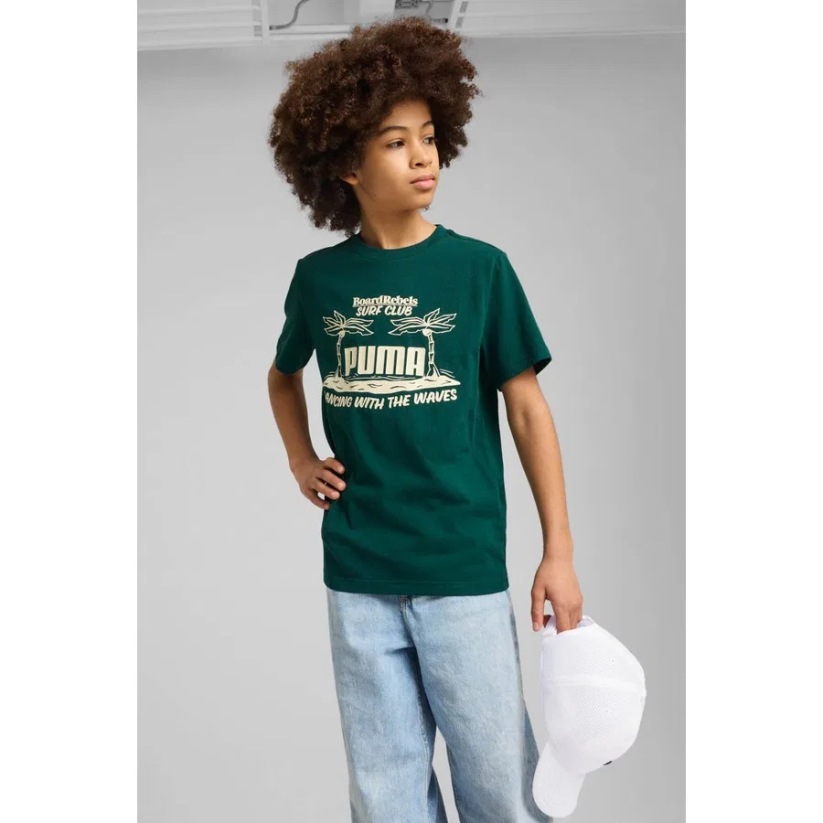 Футболка с коротким рукавом MID90S Graphic Tee III B Puma, Зеленый