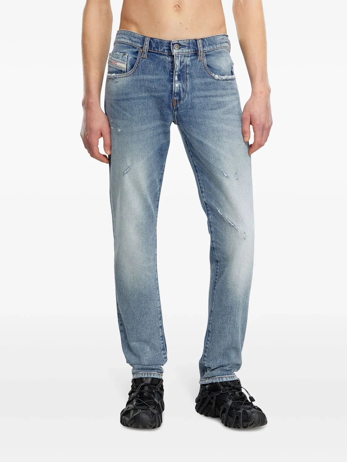 Джинсы Slim-Cut D-Strukt 2019 Diesel, синий — фото 3