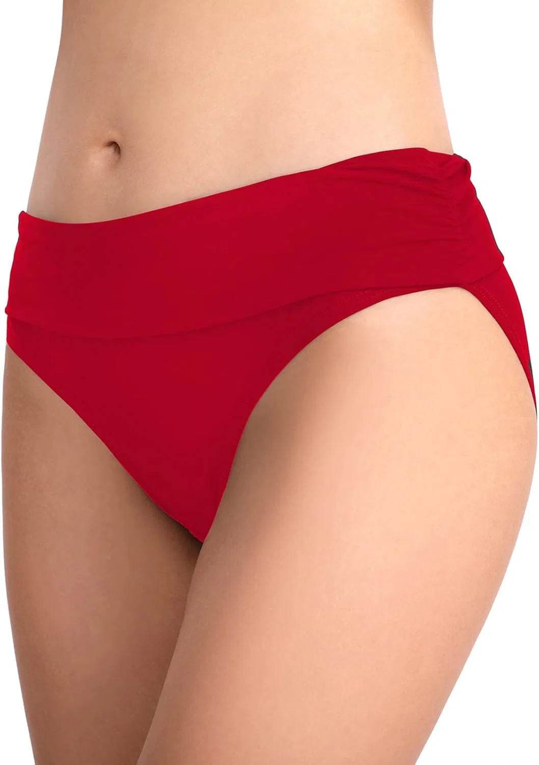 Женские плавки с высокой талией, Red