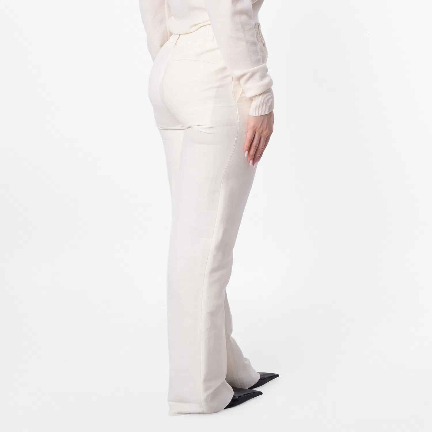 Брюки зауженные Casual Tapered Leg Paper Blend Burberry, Pfp — фото 4