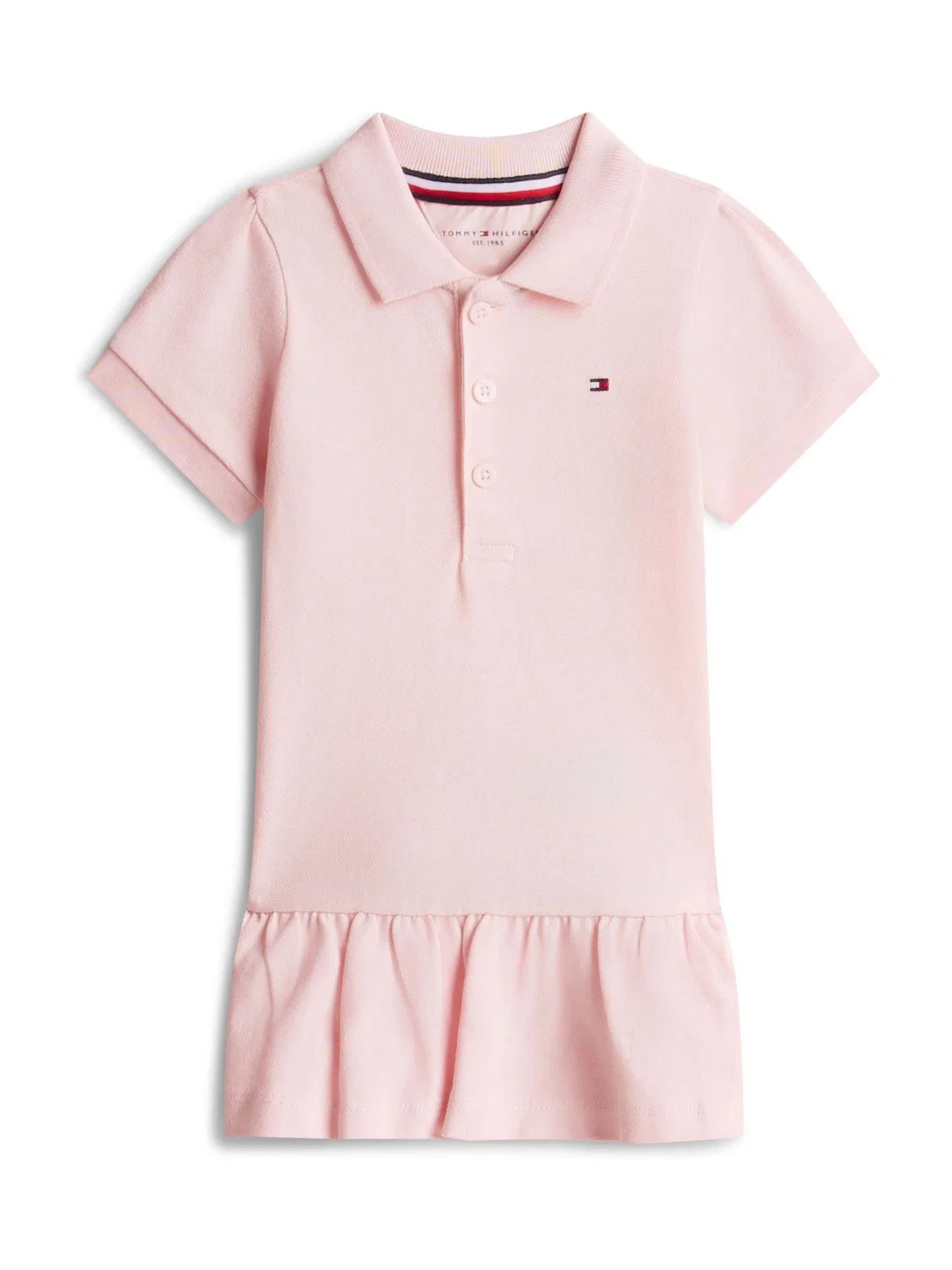 Платье-поло Tommy Hilfiger Essential Pique, розовое