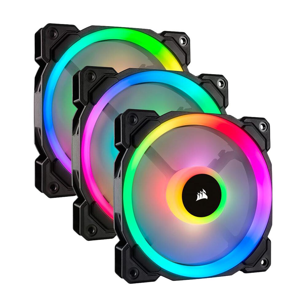 

Вентилятор для корпуса Corsair LL120, 120 мм, черный, 3 шт