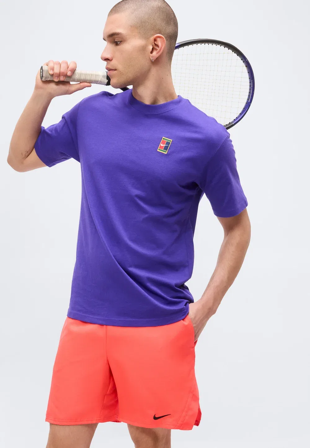 Шорты Nikecourt Victory - спортивные шорты Nike Performance, Bright Crimson/Black — фото 4
