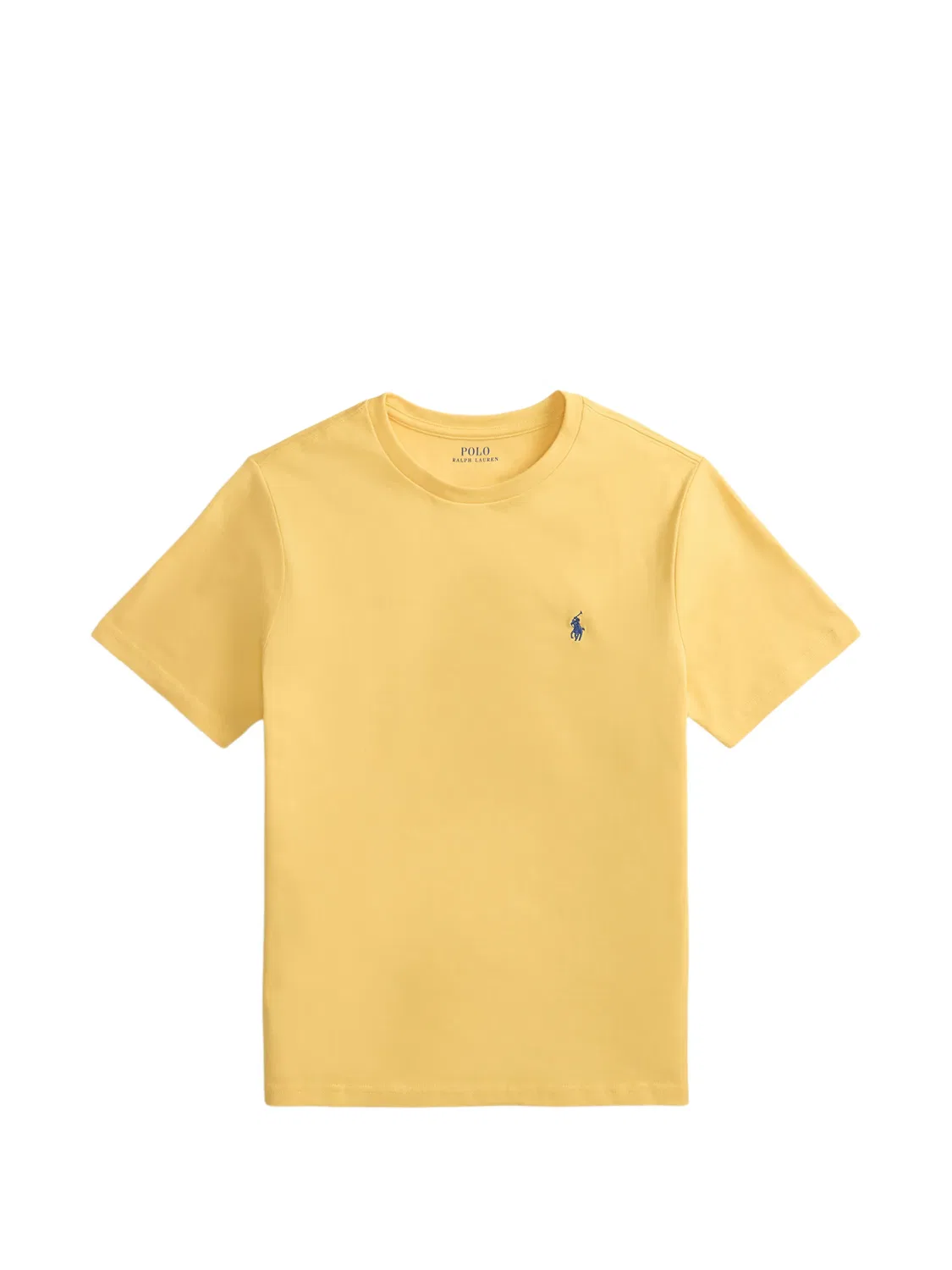Футболка с вышивкой Pony Polo Ralph Lauren Kids, желтый