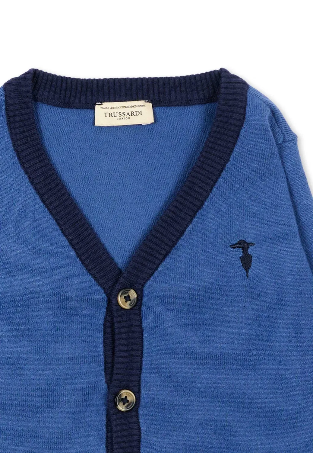 Кардиган - кардиган Tru Trussardi Junior, Blue — фото 3