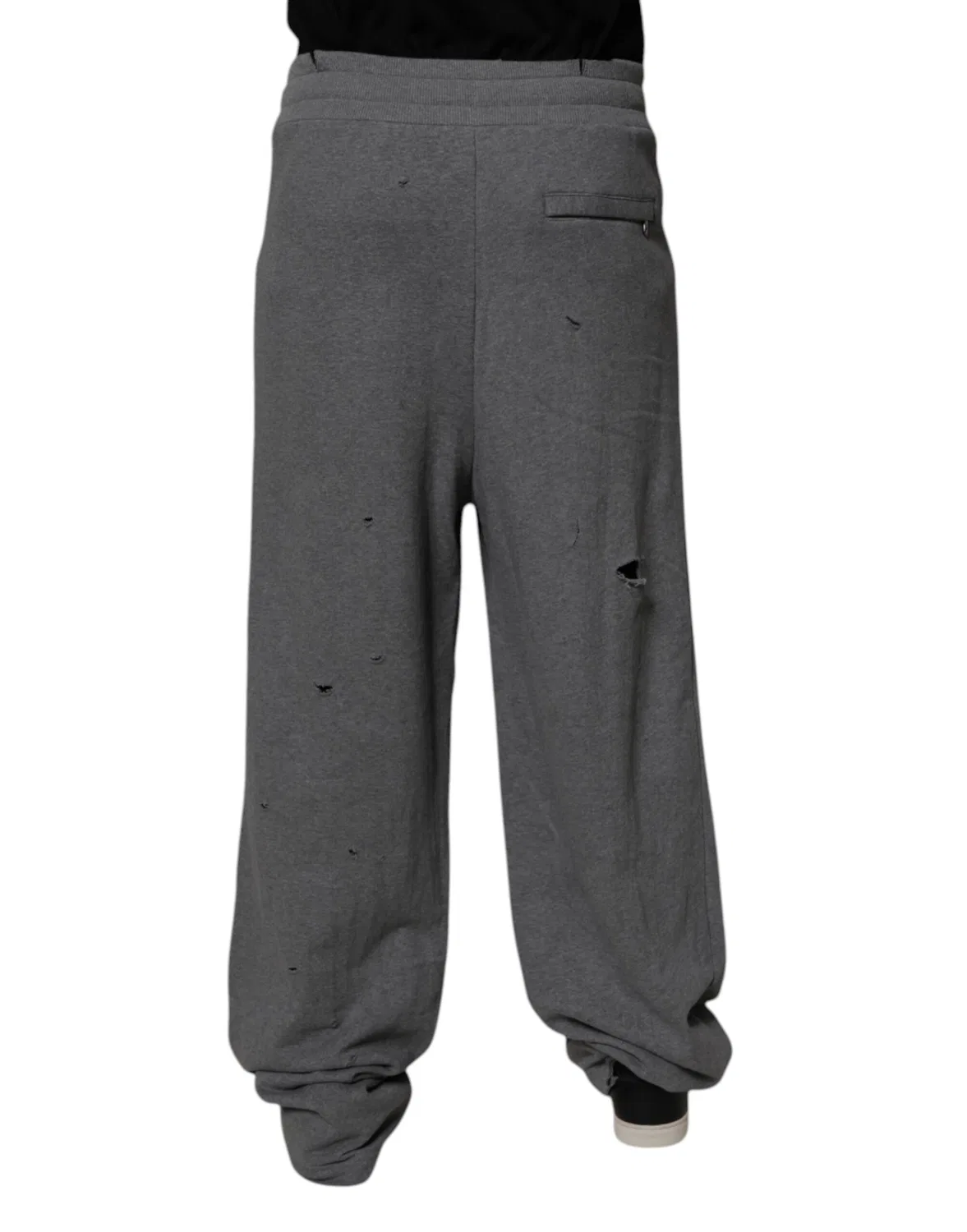 Мужские спортивные брюки прямого кроя с логотипом RipStyle Straight Dolce & Gabbana, Gray — фото 4