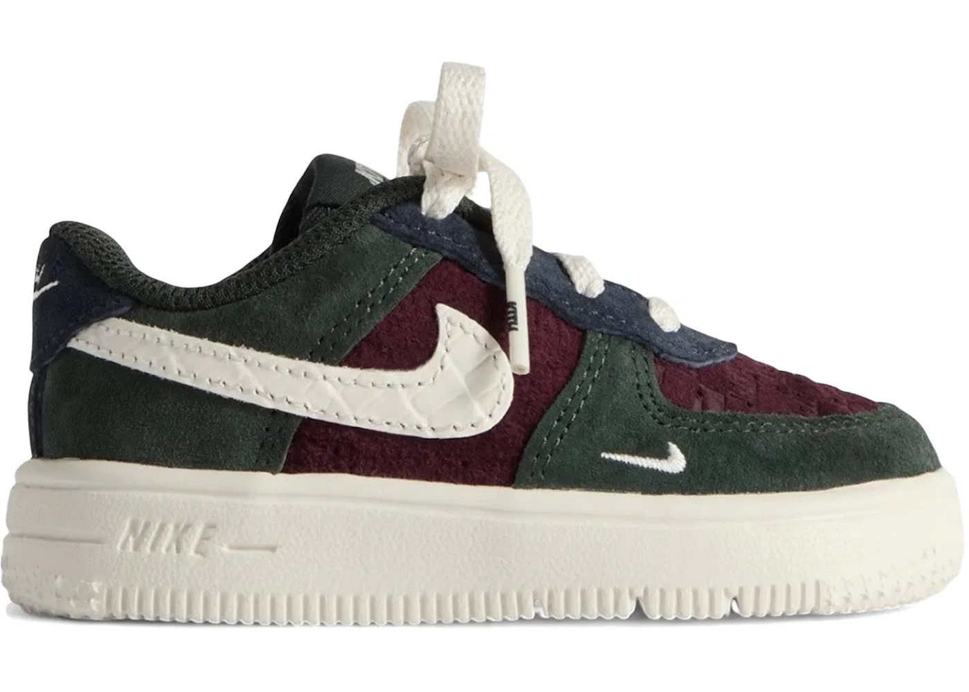 Детские кроссовки Lifestyle Nike Force 1 Low, Night Maroon/Phantom/Black Spruce/Dark Obsidian