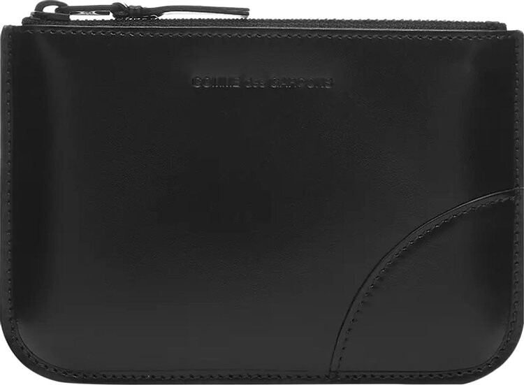 

Сумка Comme des Garçons Leather Zip Pouch Very Black, черный