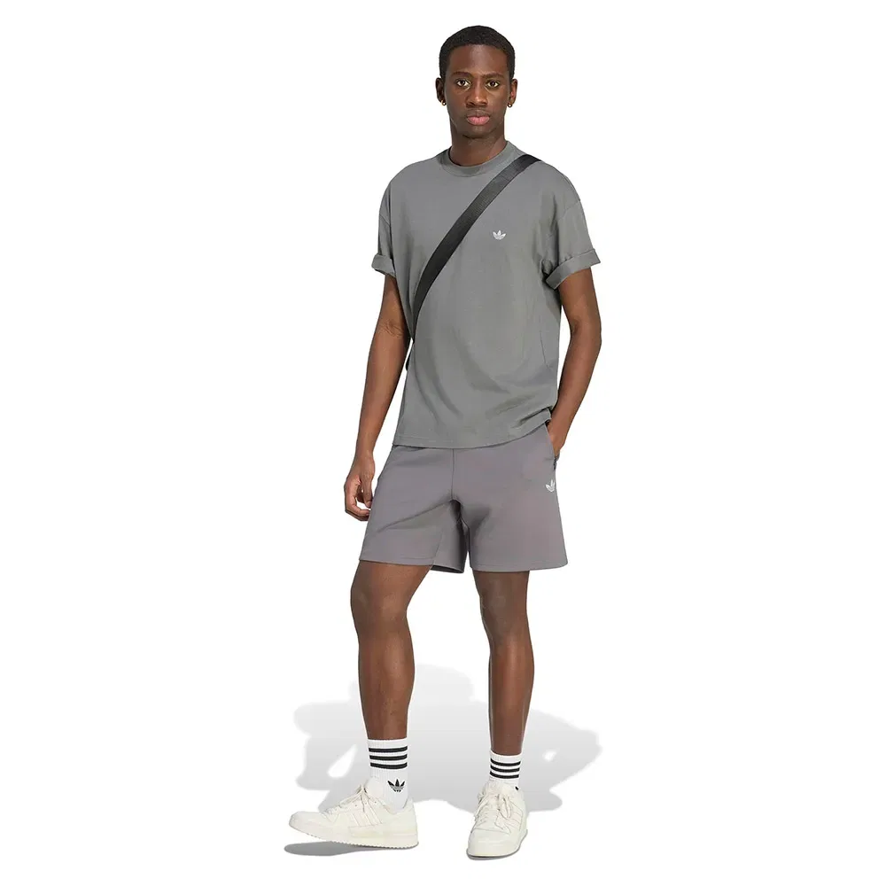 Футболка свободная с коротким рукавом Trefoil Essentials Spacer Loose Adidas Originals, серый — фото 4