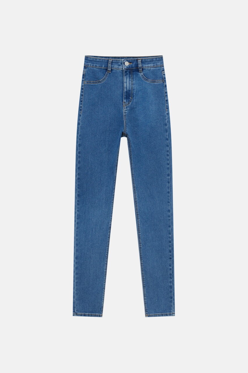 

Джеггинсы Pull&Bear Highwaist, синий