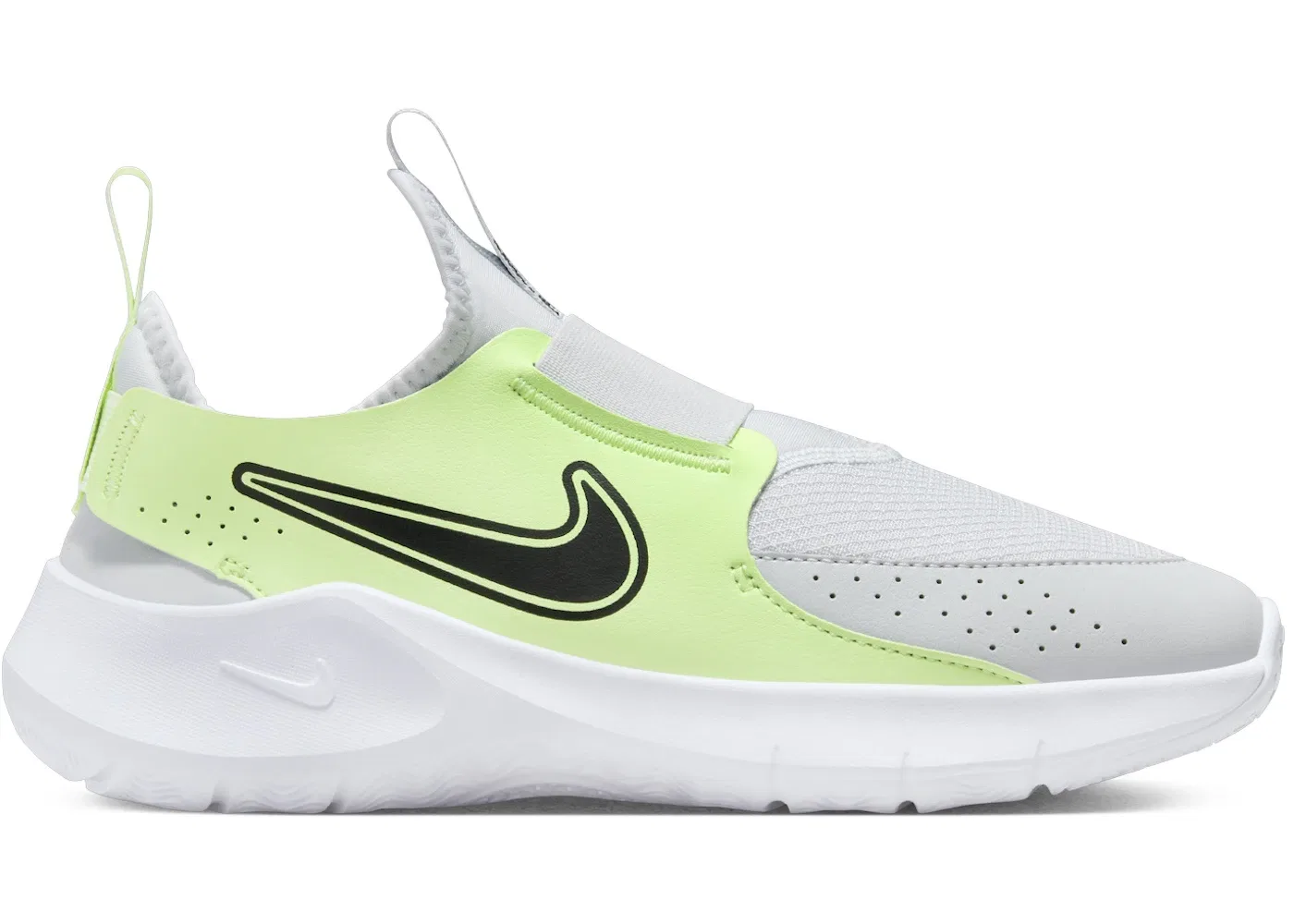 Детские кроссовки Nike Flex Runner 3, цвет Pure Platinum/Barely Volt/Black