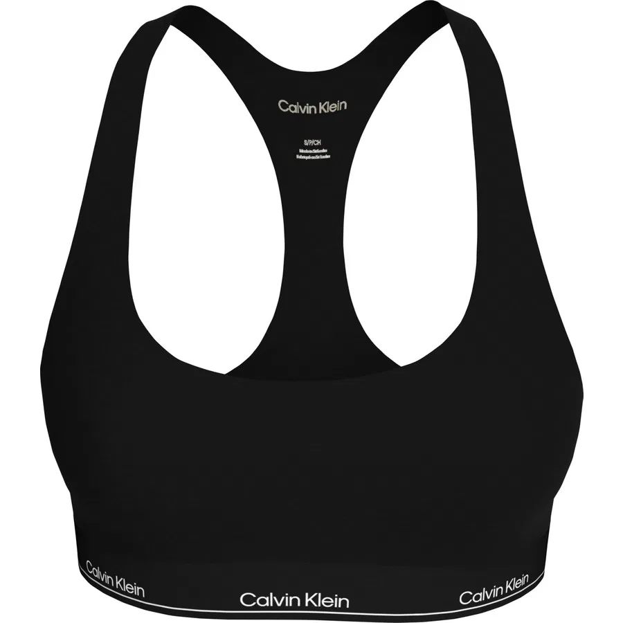 Спортивный бюстгальтер с низкой поддержкой Calvin Klein Wo, Черный — фото 2
